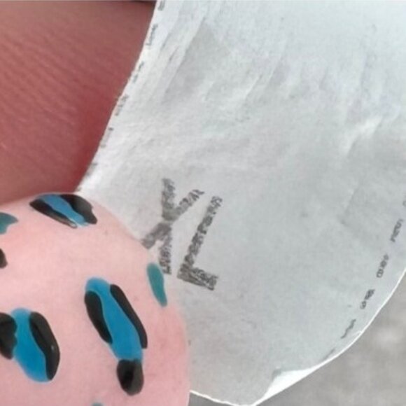 Bebe Womens Blue Graphic T-Shirt With Sunset Print - Picture 7 of 7